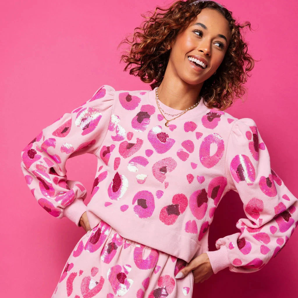 Leopard sweatshirt women's outlet