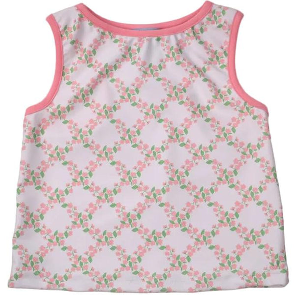Floral Trellis Tank Top