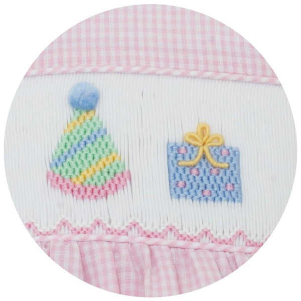Birthday S/S Dress- Pink Gingham