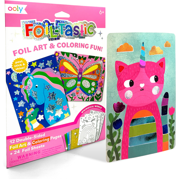 Foil-tastic Foil Art & Coloring Set- Whimsical World
