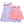Harper Dress- Purple Stripe and Pink