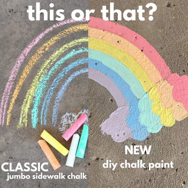 DIY Sidewalk Chalk Paint