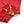 Triceratops Hooded Cape- Red