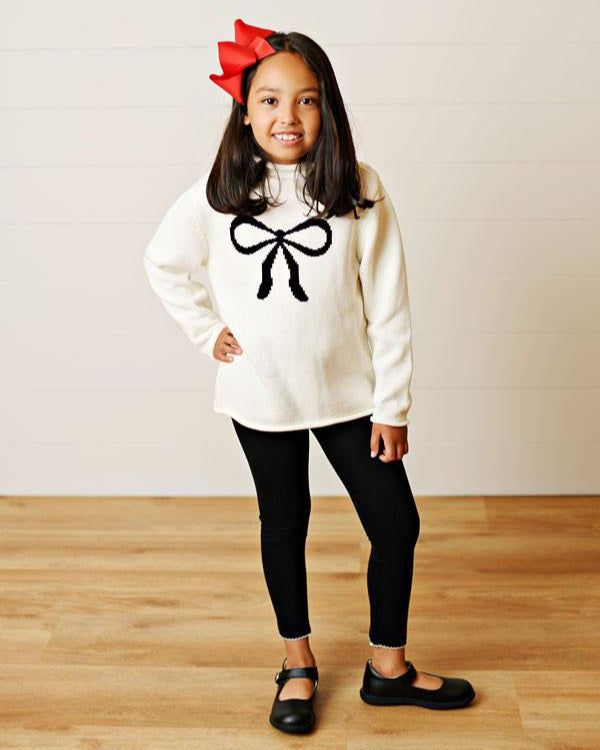 Black Bow Sweater
