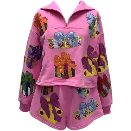 Pink Presents Sweatshirt- Women's