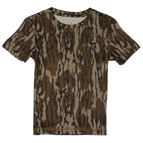 Ravine Pocket Tee SS Mossy Oak- Original Bottomland