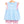 Evie Bloomer Set - Light Blue and Pink Gingham