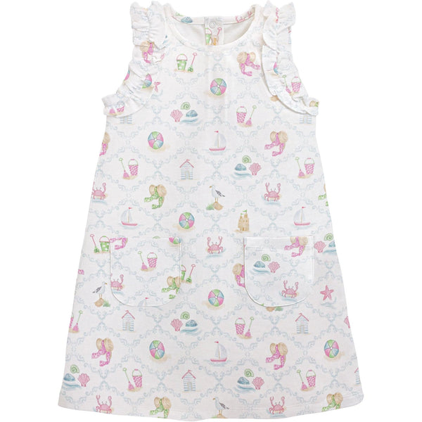 By The Sea Ruffle Dress