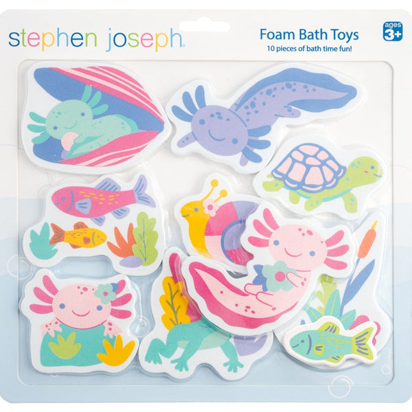 Foam Bath Toy- Axolotl
