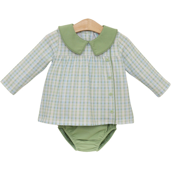 Basin Plaid Liam Diaper Set