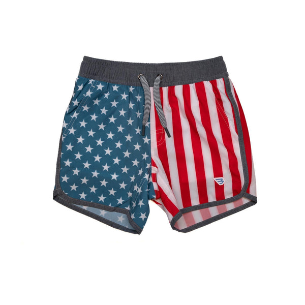 Youth Swim Trunk- Throwback USA