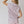 Half Zip Cropped Shorts Set- Lilac