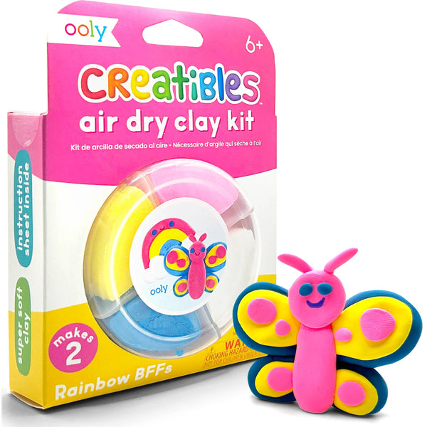 Air Dry Clay BFFs Kit- Rainbow Pals (Set of 4 Color)
