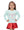 Candy Cane Bow in Sequin- Mint Holly
