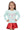 Slick Metallic Gathered Skort- Red