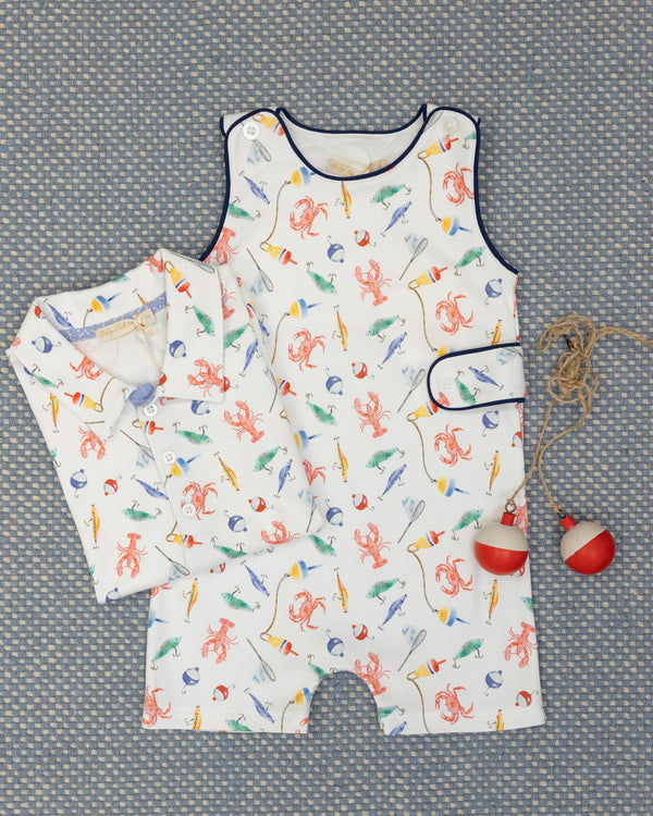 Coastal Claws Romper