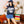Navy & White Stripe 'Batter Up' Sweater Vest- (Women's)
