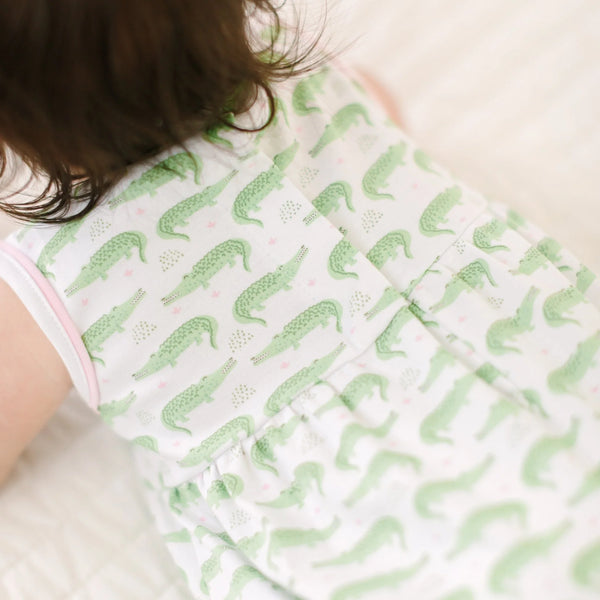 Bayou Baby Print Bubble- Pink