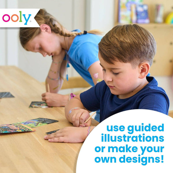 Scratch & Scribble Mini Scratch Art Kit- Funtastic Friends