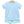 Drew Short Set- Light Blue with Mint Stripe