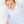 Benjamin Smocked Collared Footie- Light Blue