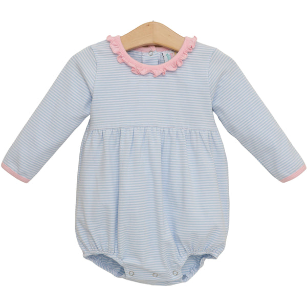 Sadie Bubble- Light Blue Stripe/Light Pink