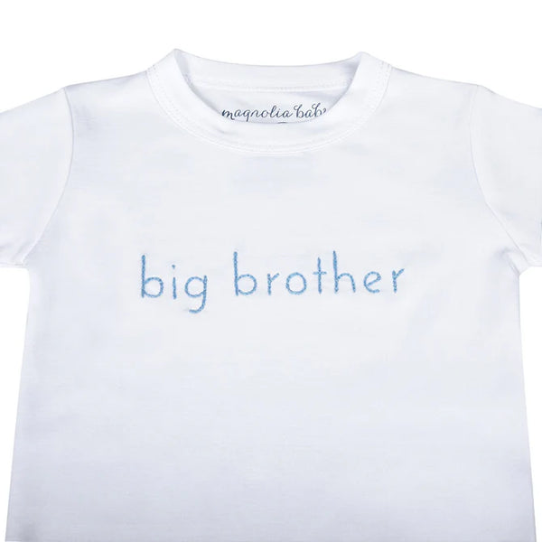 Big Brother Embroidered Long Pajamas