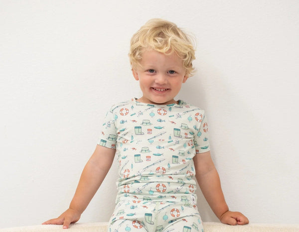 Fishing Poles S/S Pajama Set
