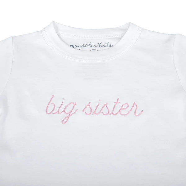 Big Sister Embroidered Long Pajamas