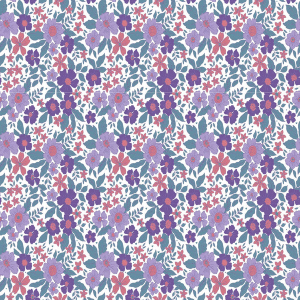 Libby Dress- Blackberry Floral