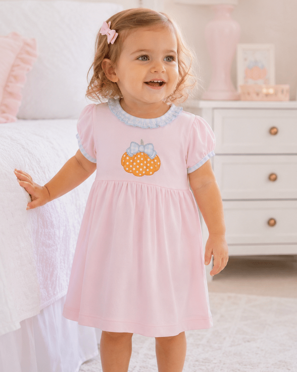 Bowtique Pumpkin Applique Dess