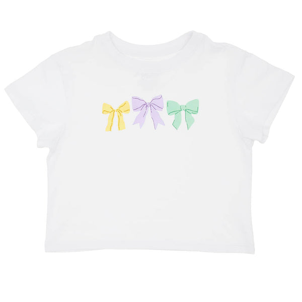 Mardi Gras Bows Screen Print Boxy T