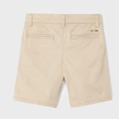 Basic Twill Chino Shorts- Khaki