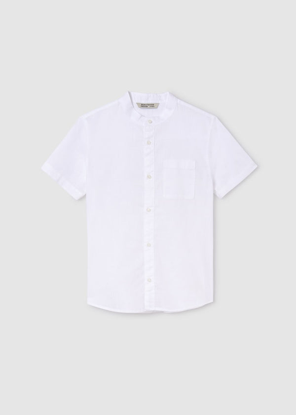 S/S Linen Shirt- White