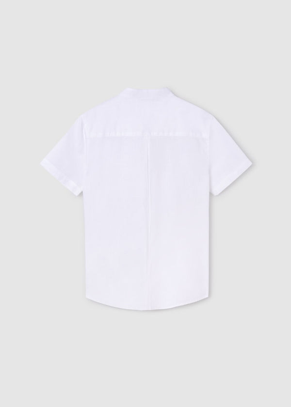 S/S Linen Shirt- White