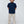 Load image into Gallery viewer, S/S Linen Mao Collar Shirt- Navy
