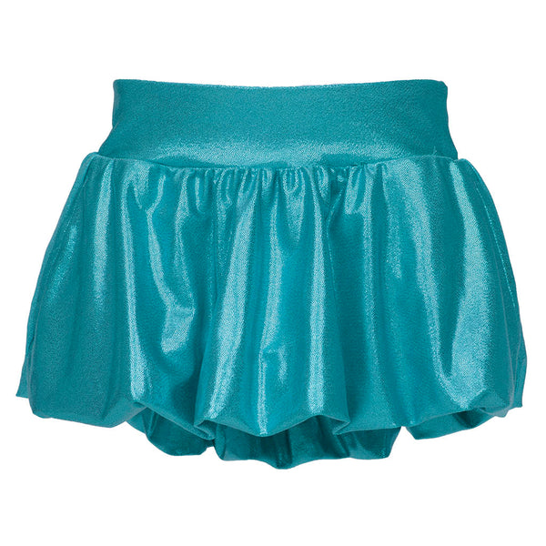 Turquoise Shimmer Bubble Skort