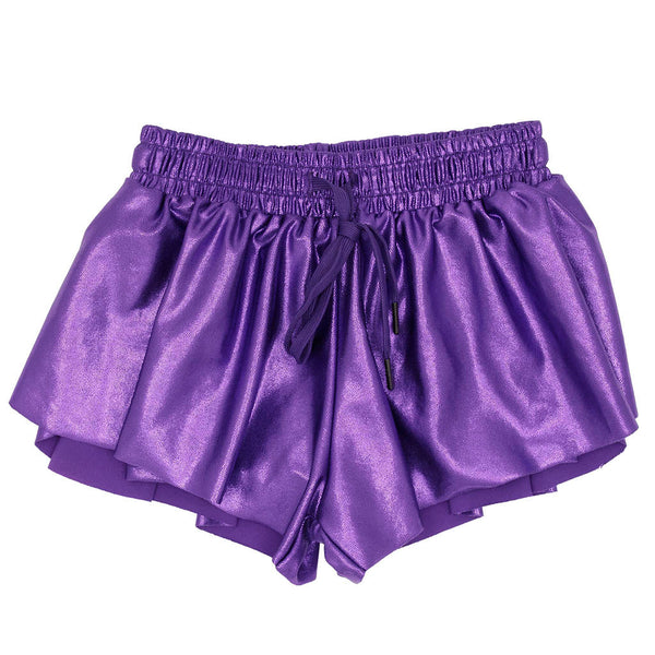 Shimmer Butterfly Short- Purple