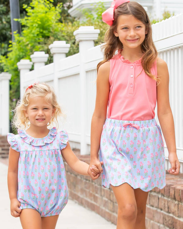 Coral Bouquet Skort
