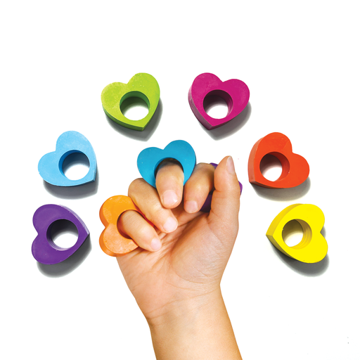 Heart Ring Crayons (Set of 6)