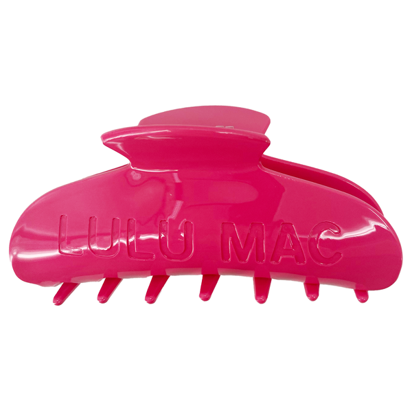Lulu Mac Hair Clips- Hot Pink