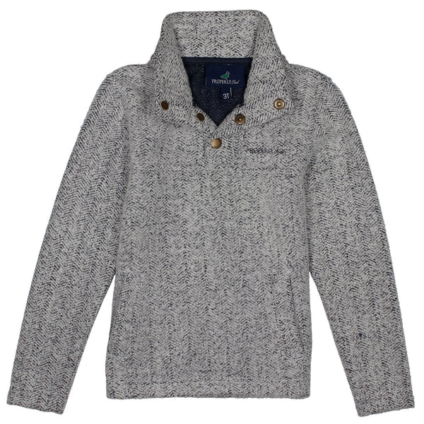 Upland Pullover- Navy