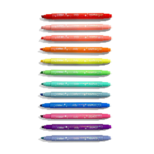 Switch-eroo! Sparkle Color Changing Markers- Set of 12