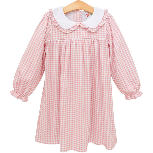 Catherine Dress - Light Pink Gingham