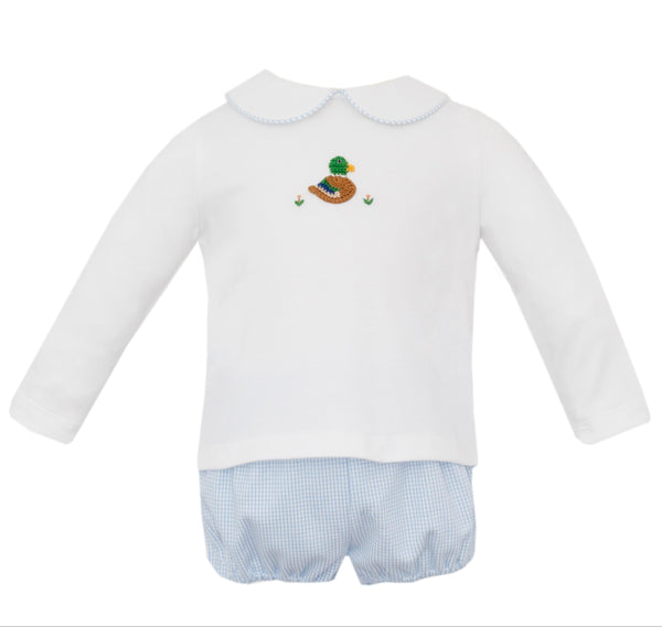 Mallard Duck Knit Bloomer/Short Set