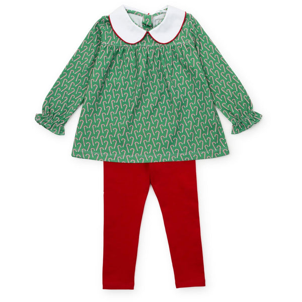 Morgan Set Legging Set- Candy Cane Lane