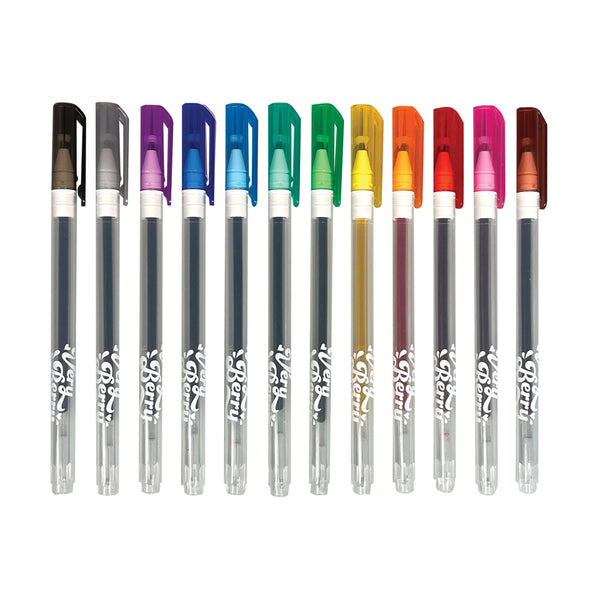 Very Berry Strawberry Scented Gel Pens- Set of 12