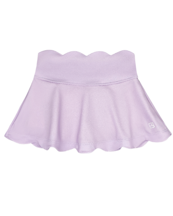 Zoe Scallop Skort- Petal Purple, Cotton Candy Pink
