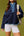 Brooke Varsity Fleece Pullover- Navy