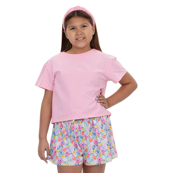 Happy Flowers Butterfly Short